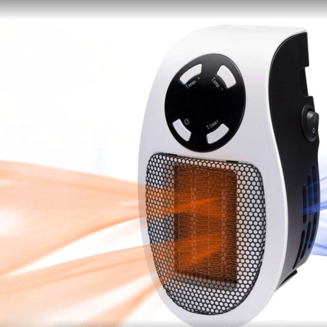 WarmFlow portable heater with adjustable thermostat Bowlift by Bowlift