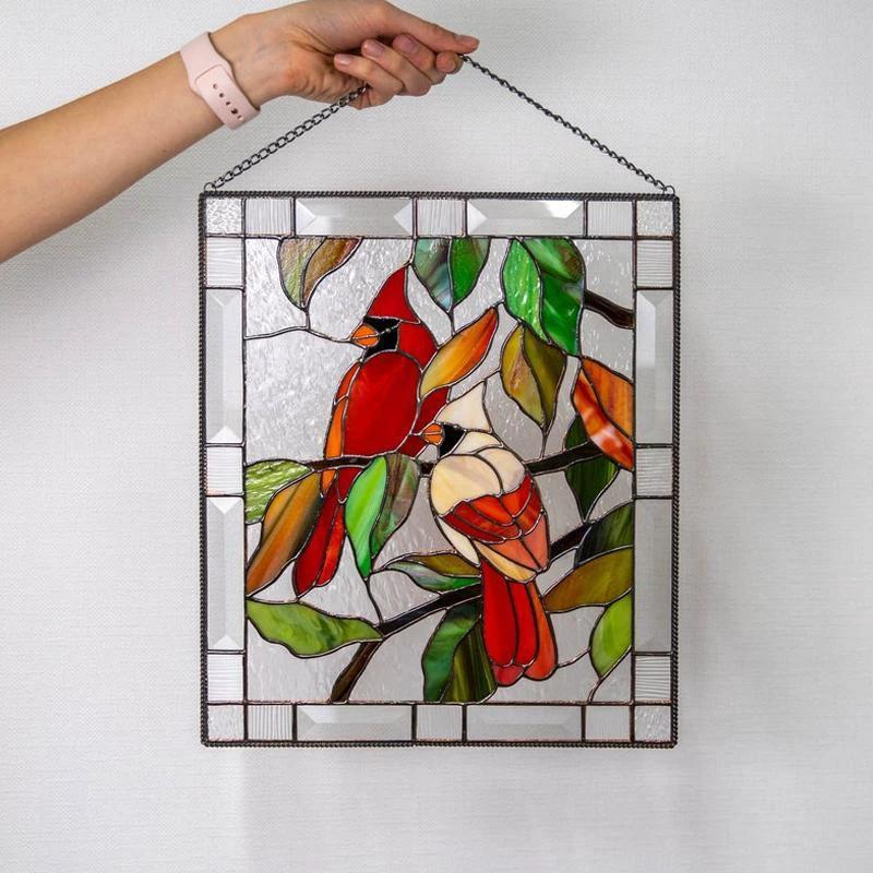 Rectangular window hang decorations from Birds by Bowlift