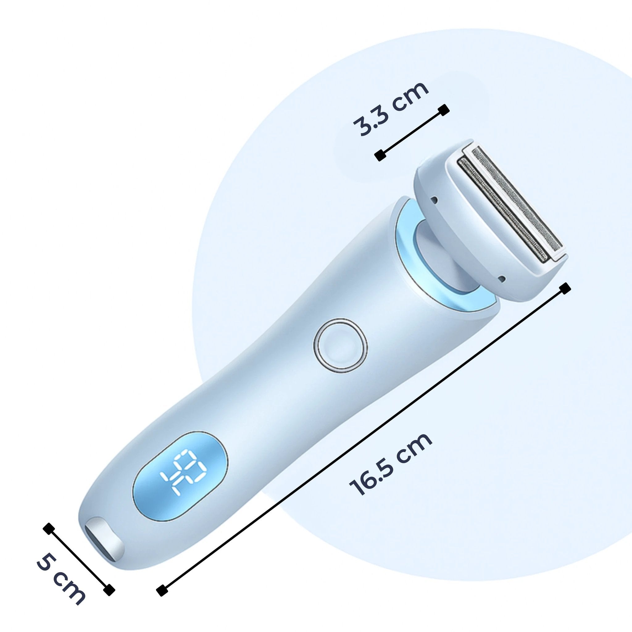 Irritation-free Gentle Shave – Waterproof Wet & Dry – Precision Head – Women with Sensitive Skin Bowlift by Bowlift
