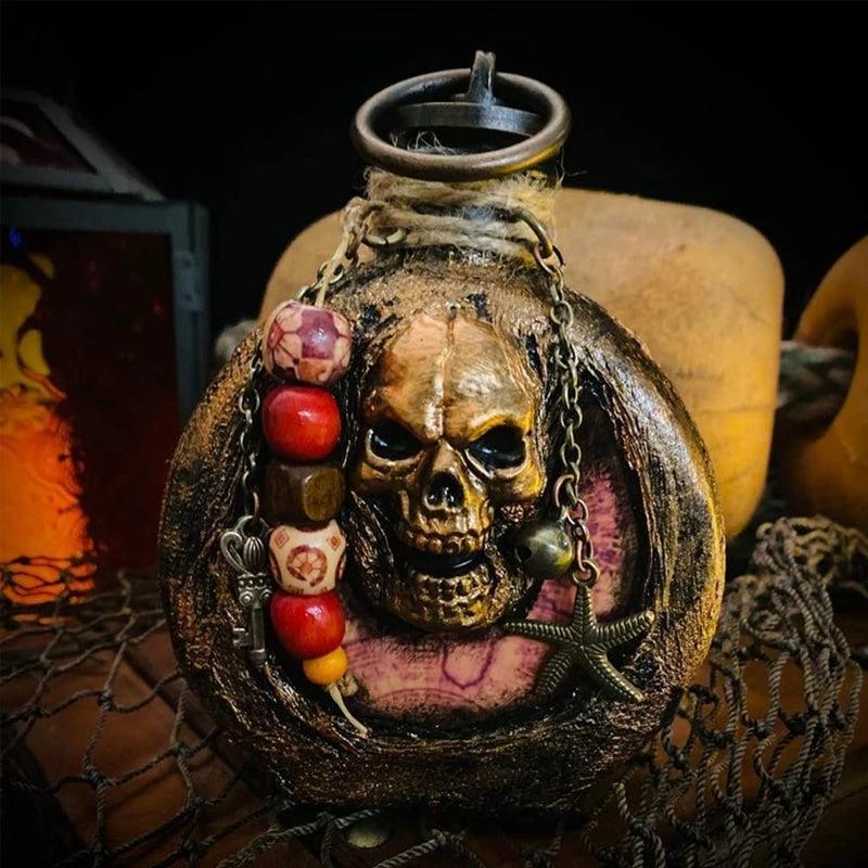 Skull Pirate Rum Bottle made of Resin by Bowlift