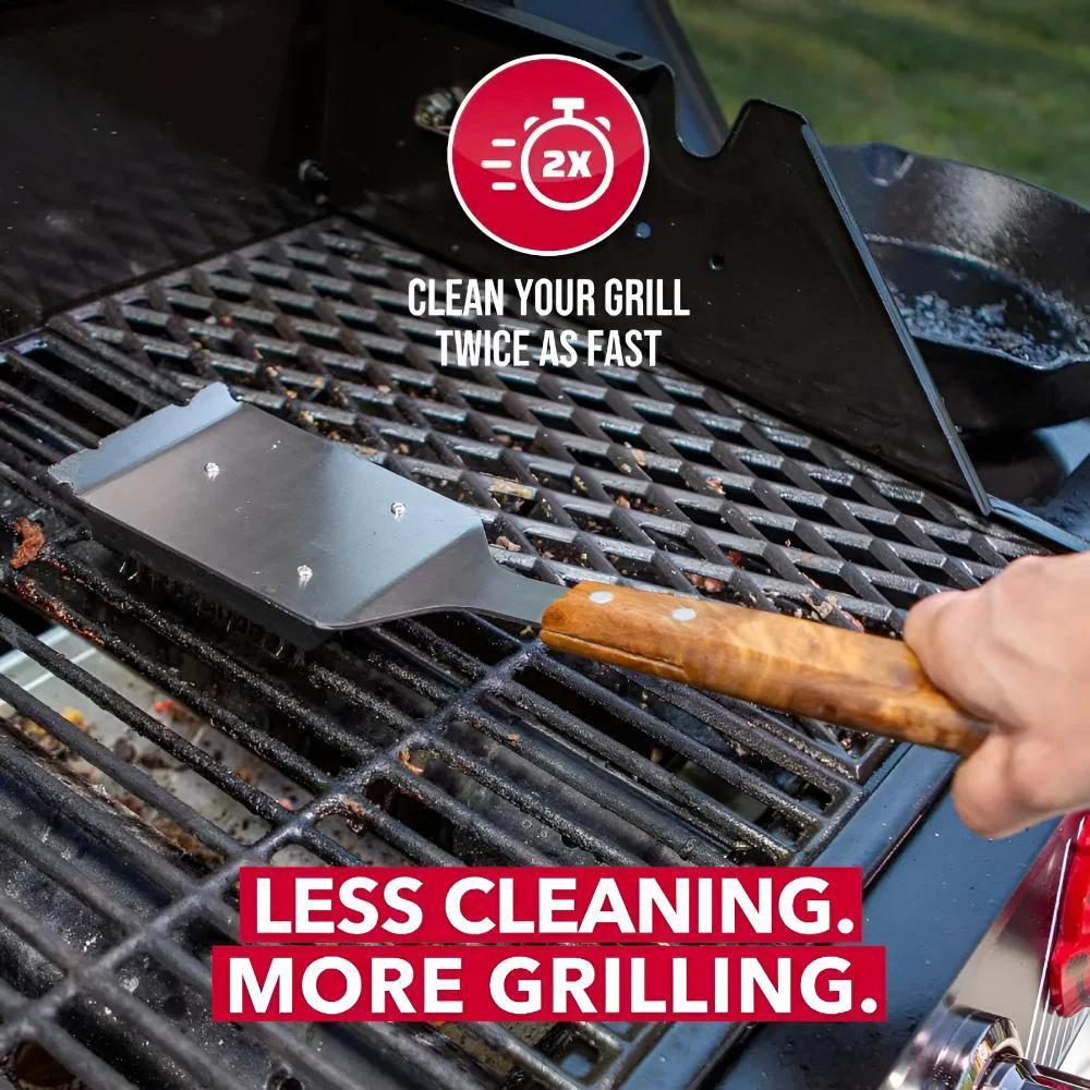 Stainless Grill Brush and Scraper by Casa & Beyond