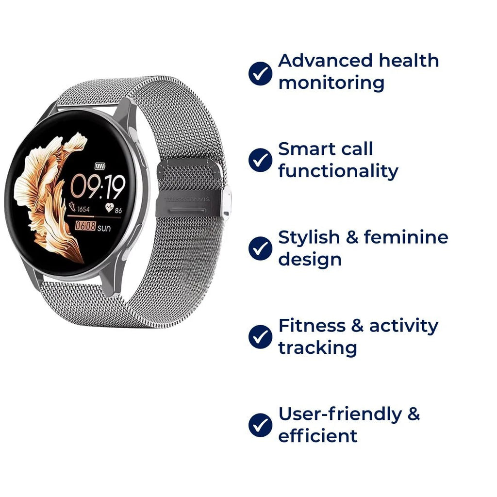 VitalSync | Smartwatch with Call Function – Health Monitoring – For Active Women Bowlift by Bowlift
