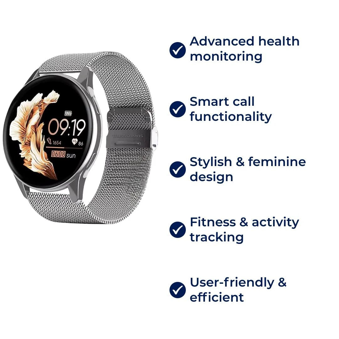 VitalSync | Smartwatch with Call Function – Health Monitoring – For Active Women Bowlift by Bowlift