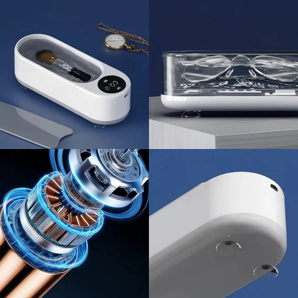 USB Rechargeable – 450 ML Tank – Deep Clean Removes Dirt Safely – For Glasses Jewellery Dentures at Home Bowlift by Bowlift