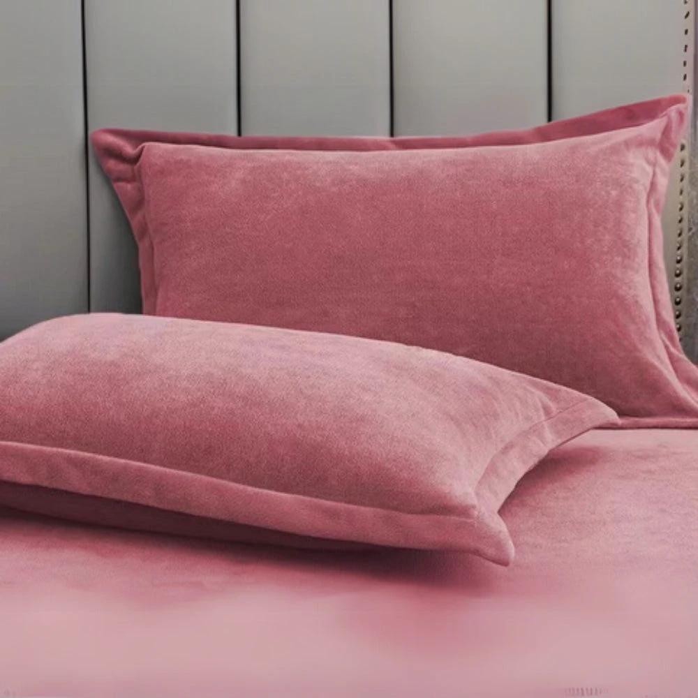 Fleece Comfort Pillow Covers by Casa & Beyond