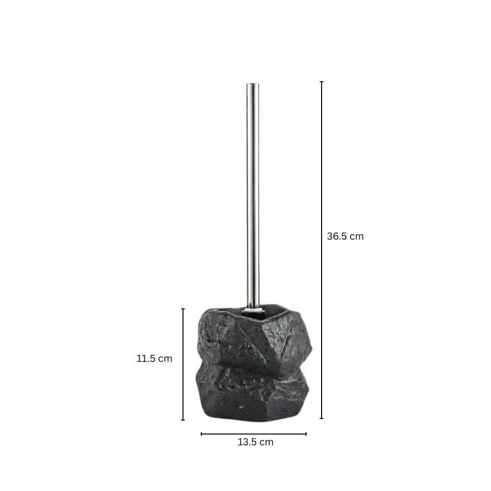 Retro Stone Ceramic Toilet Brush by Casa & Beyond