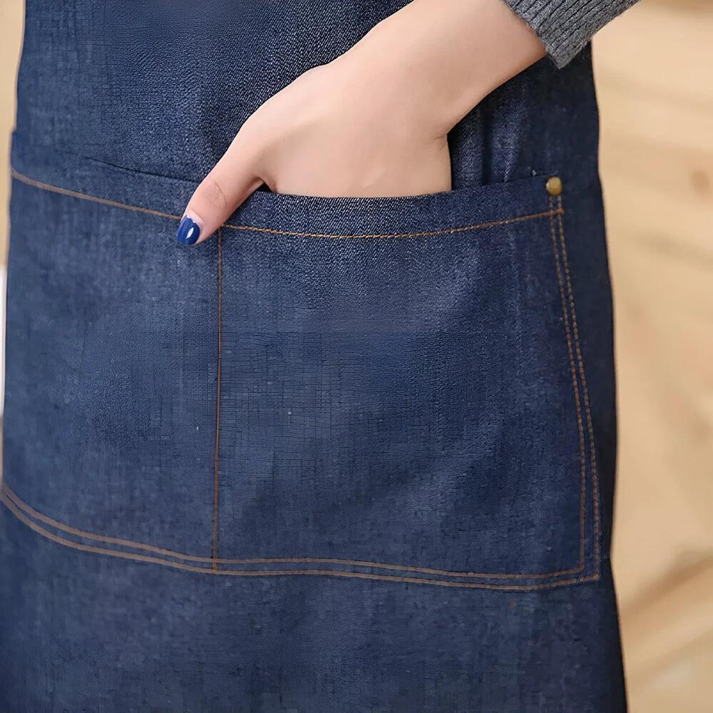 Adjustable Denim Apron by Casa & Beyond