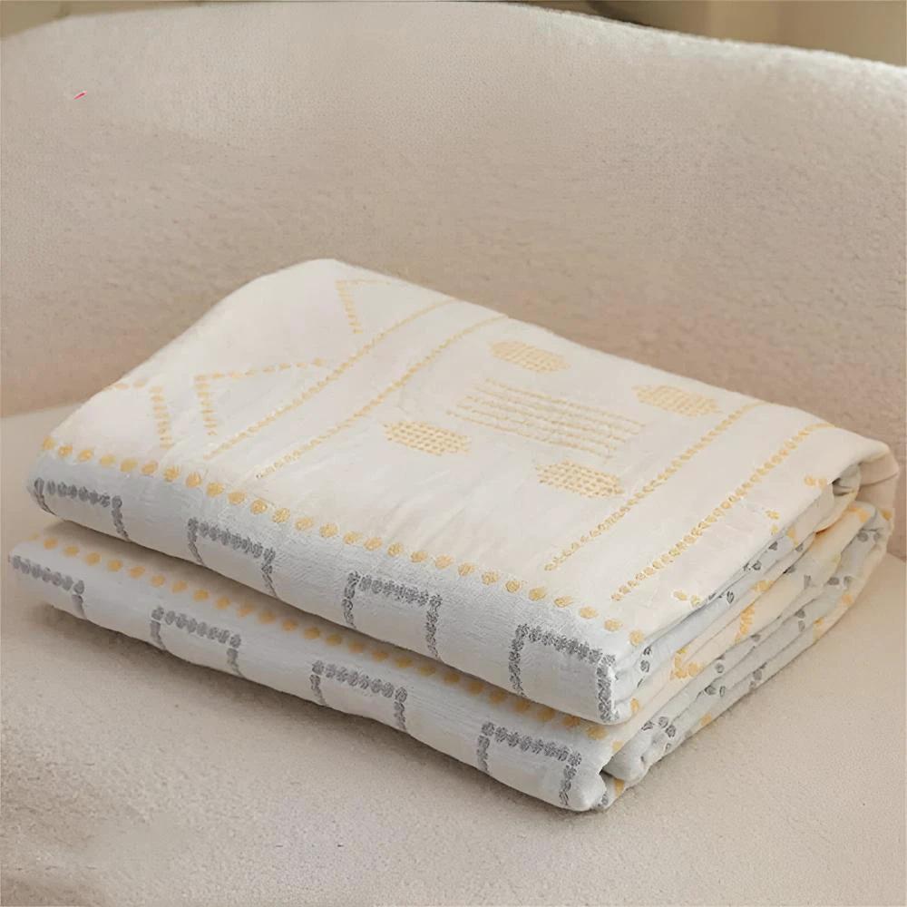 Geometric Cotton Blanket by Casa & Beyond