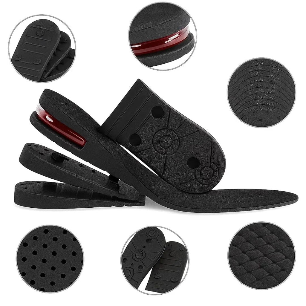 Heelsure | Heel Lift Insoles – Adjustable Height Boost – Breathable Cushioned Gel – Discreet Comfort for Work, Sport or Daily Wear Bowlift by Bowlift