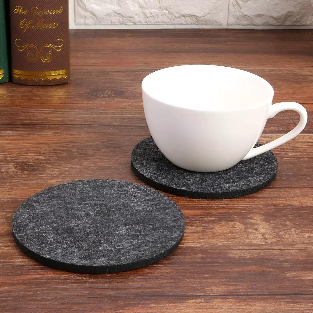 Premium Felt Coaster Set by Casa & Beyond