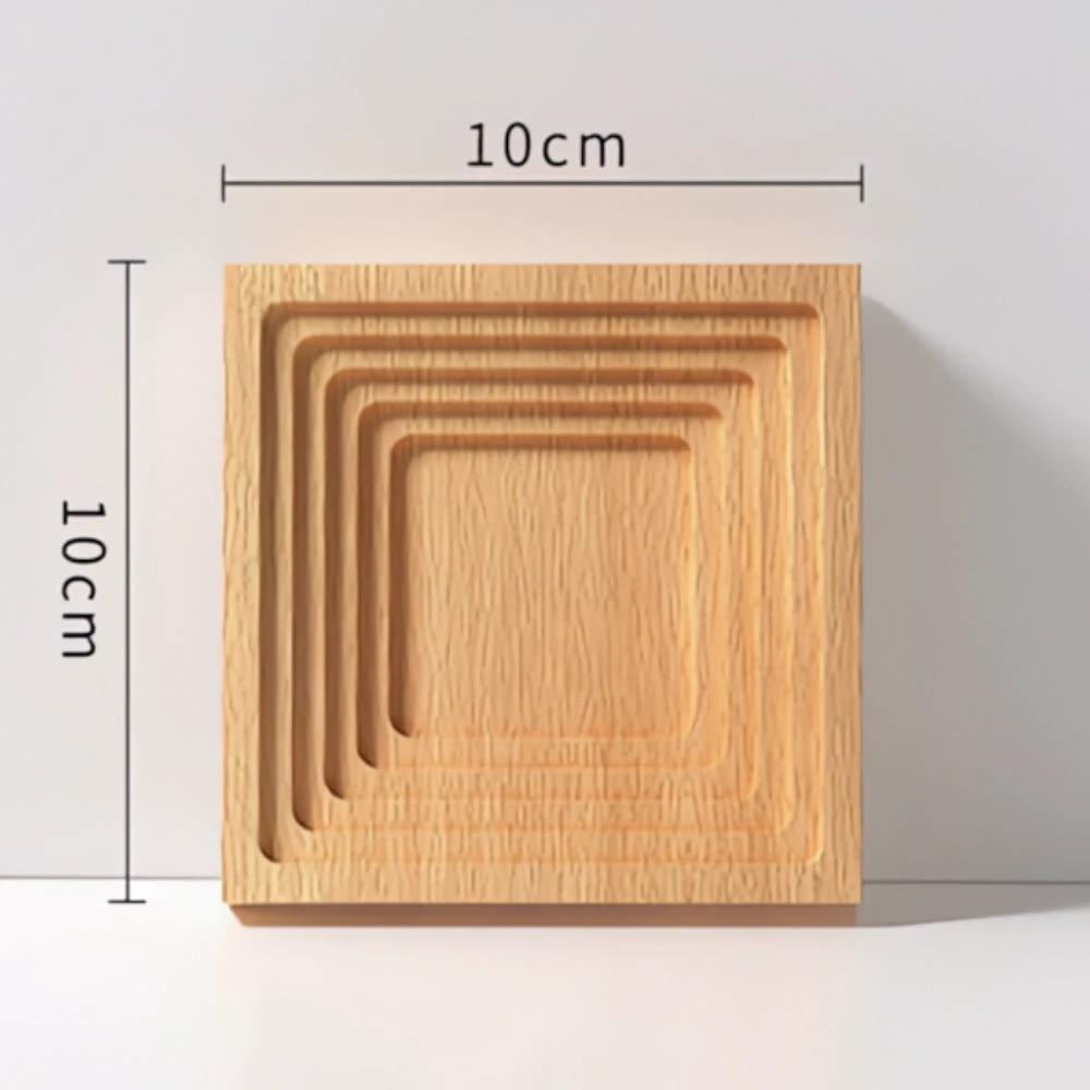 Nordic Ripple Wooden Tray by Casa & Beyond