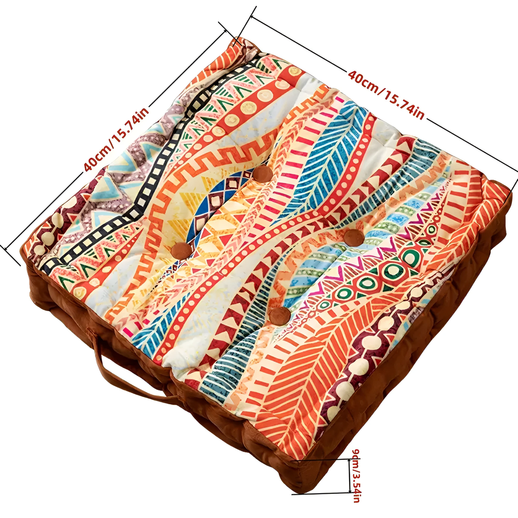 Vintage-Inspired Tufted Floor Cushion by Casa & Beyond