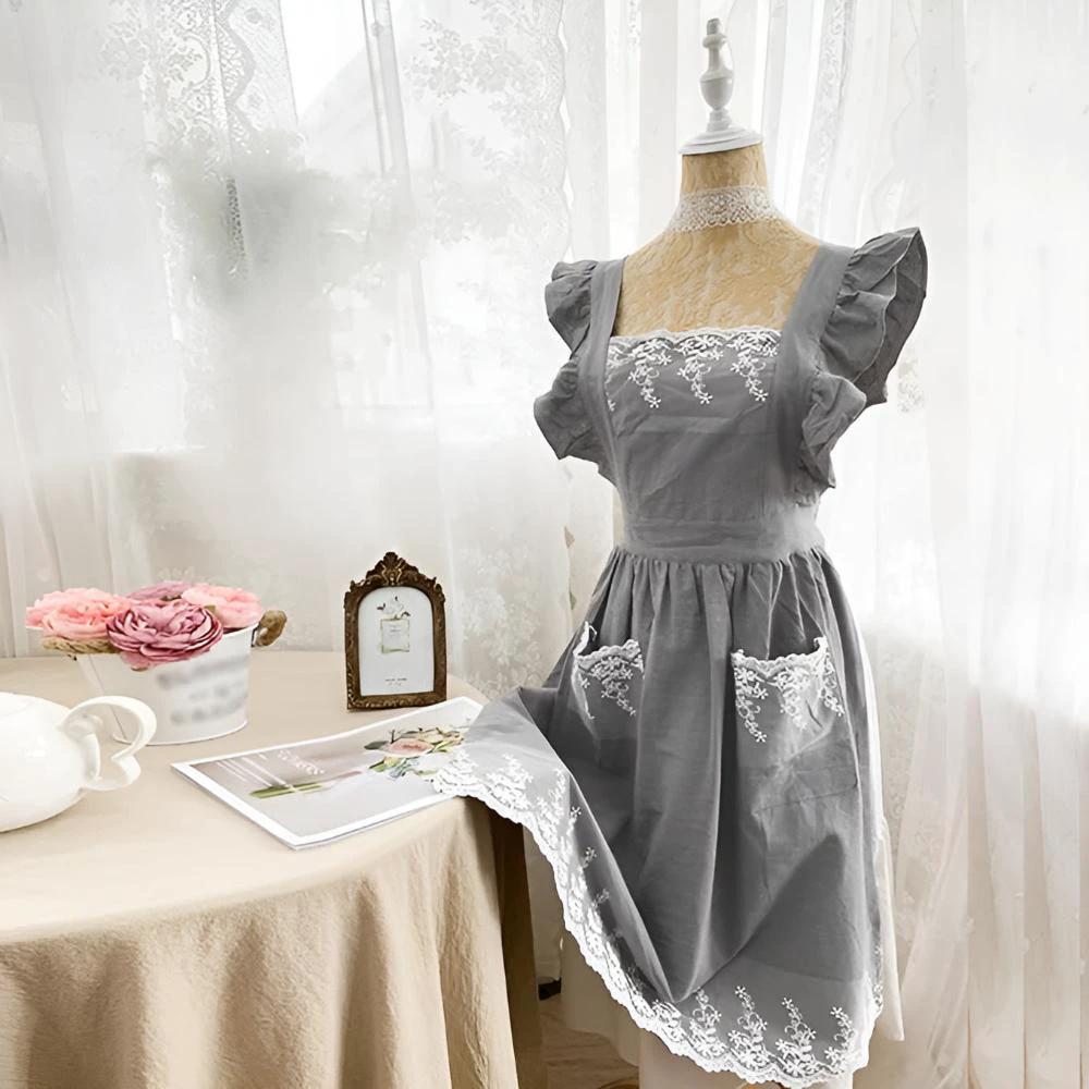 Blush Belle Ruffle Apron by Casa & Beyond