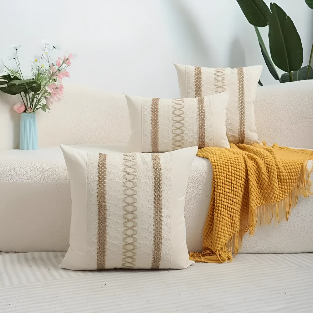 Earthy Elegance Cushion Cover by Casa & Beyond