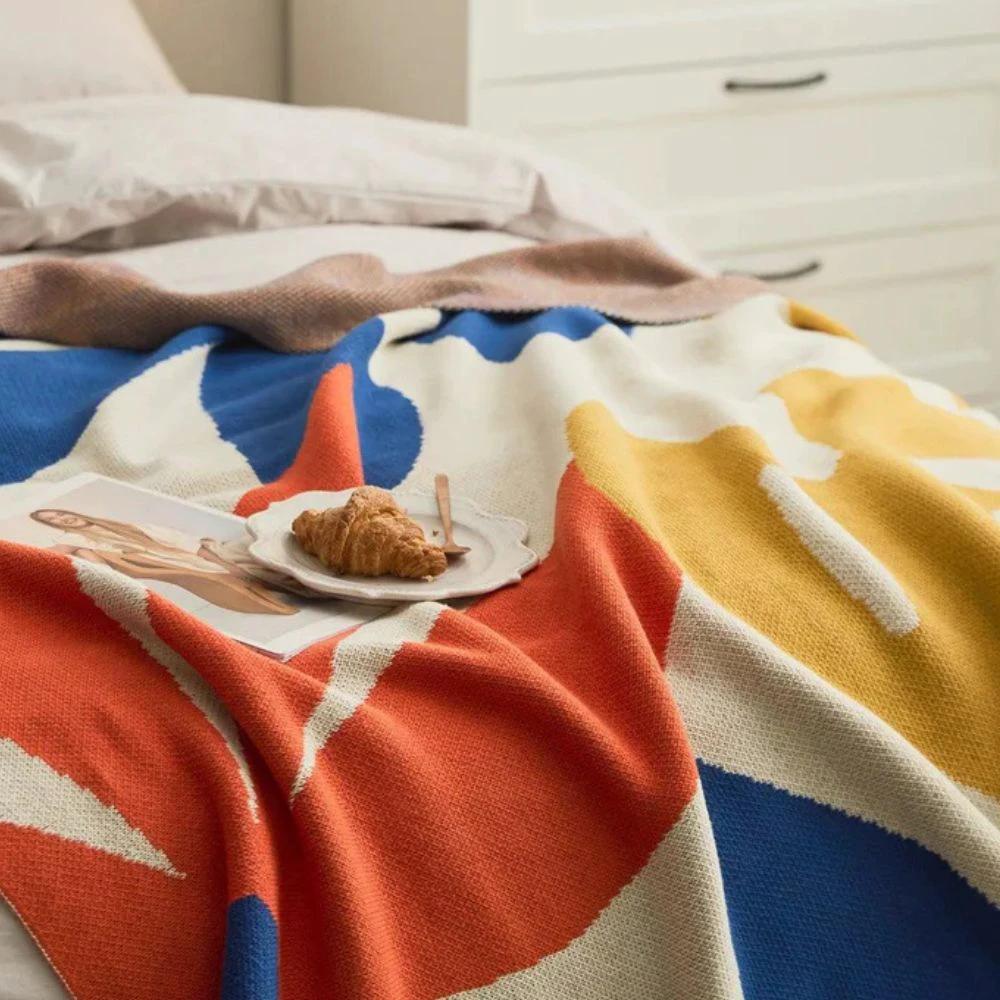 Tropical Breeze Knit Blanket by Casa & Beyond