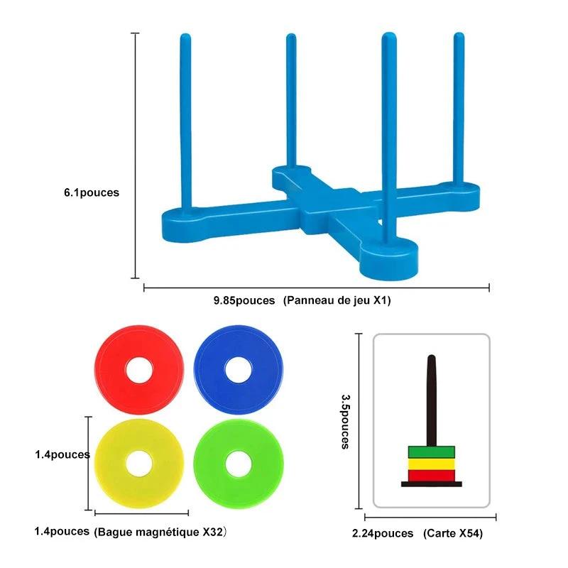 Magnetic matchstick ring game by Bowlift