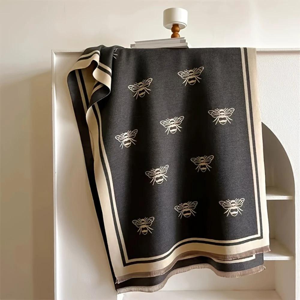 Nuvia Bee Pattern Winter Scarf by Casa & Beyond