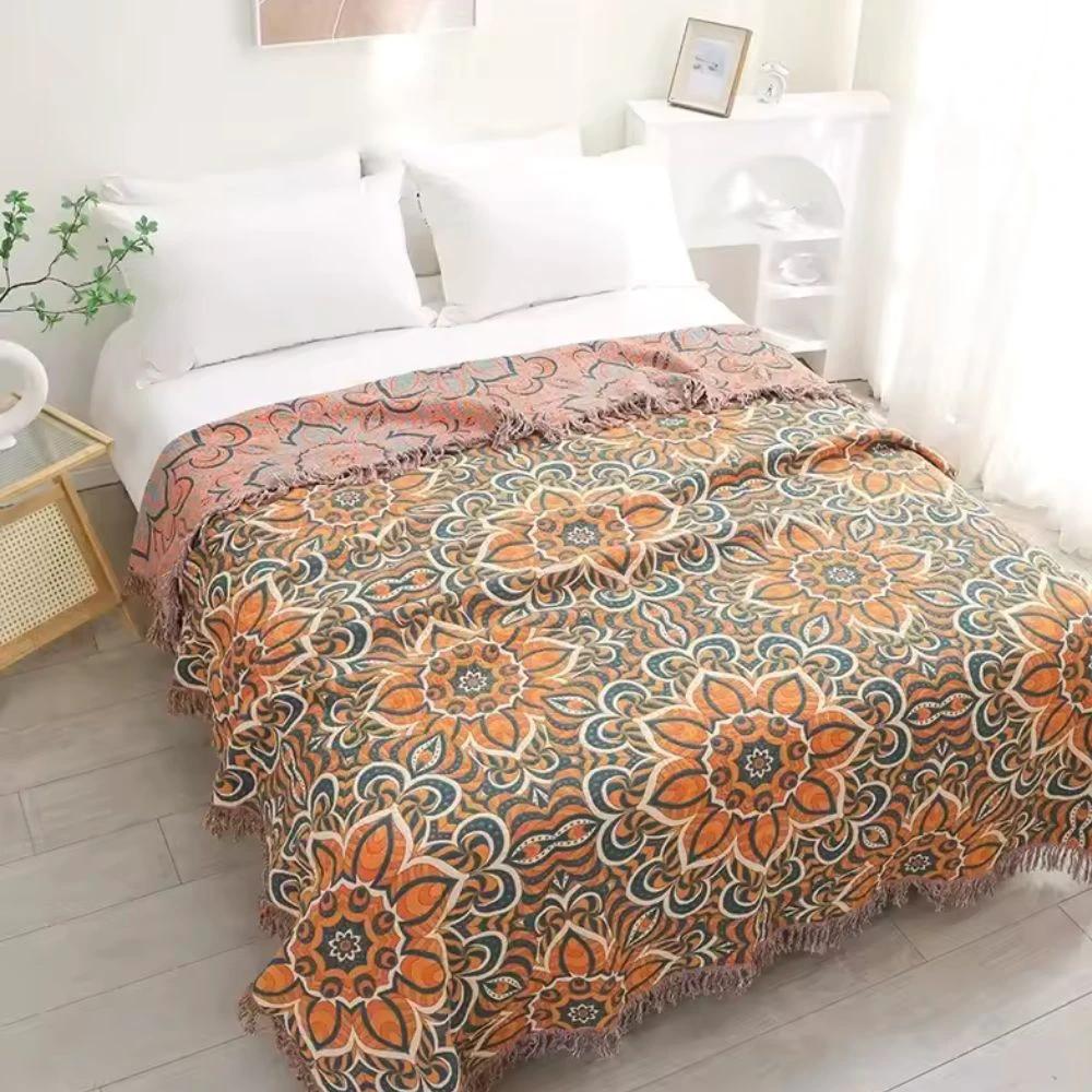 Sienna Sun Cotton Blanket by Casa & Beyond