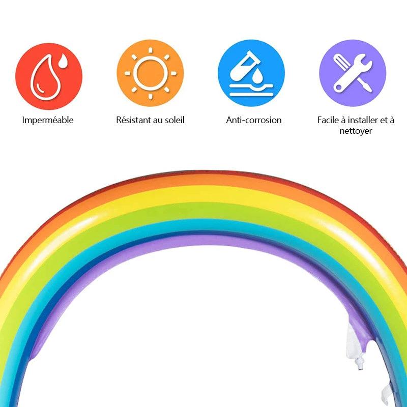 Rainbow Spray Bow Inflatable by Bowlift