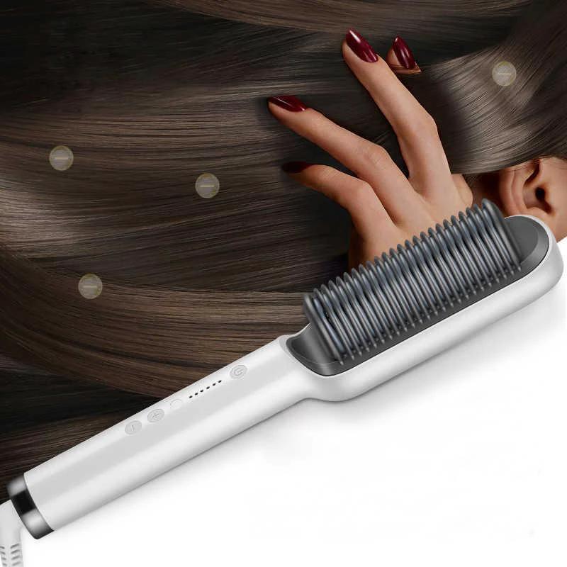 Straightening brush for hair by Bowlift