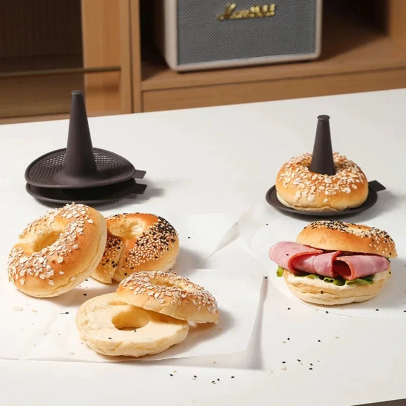 6pcs Kitchen Silicone Conical Baking Pastry Molds Doughnut Cake Pans by Bowlift