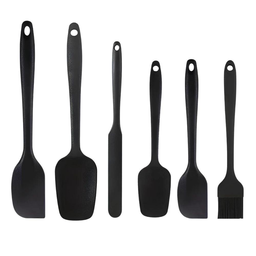 Flexible Silicone Spatula Set | 6 Pcs Set by Casa & Beyond