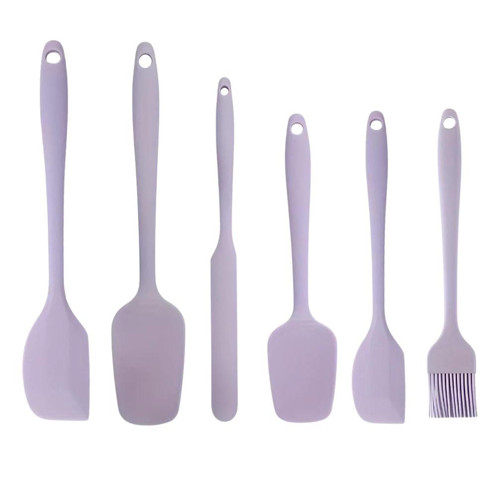 Flexible Silicone Spatula Set | 6 Pcs Set by Casa & Beyond