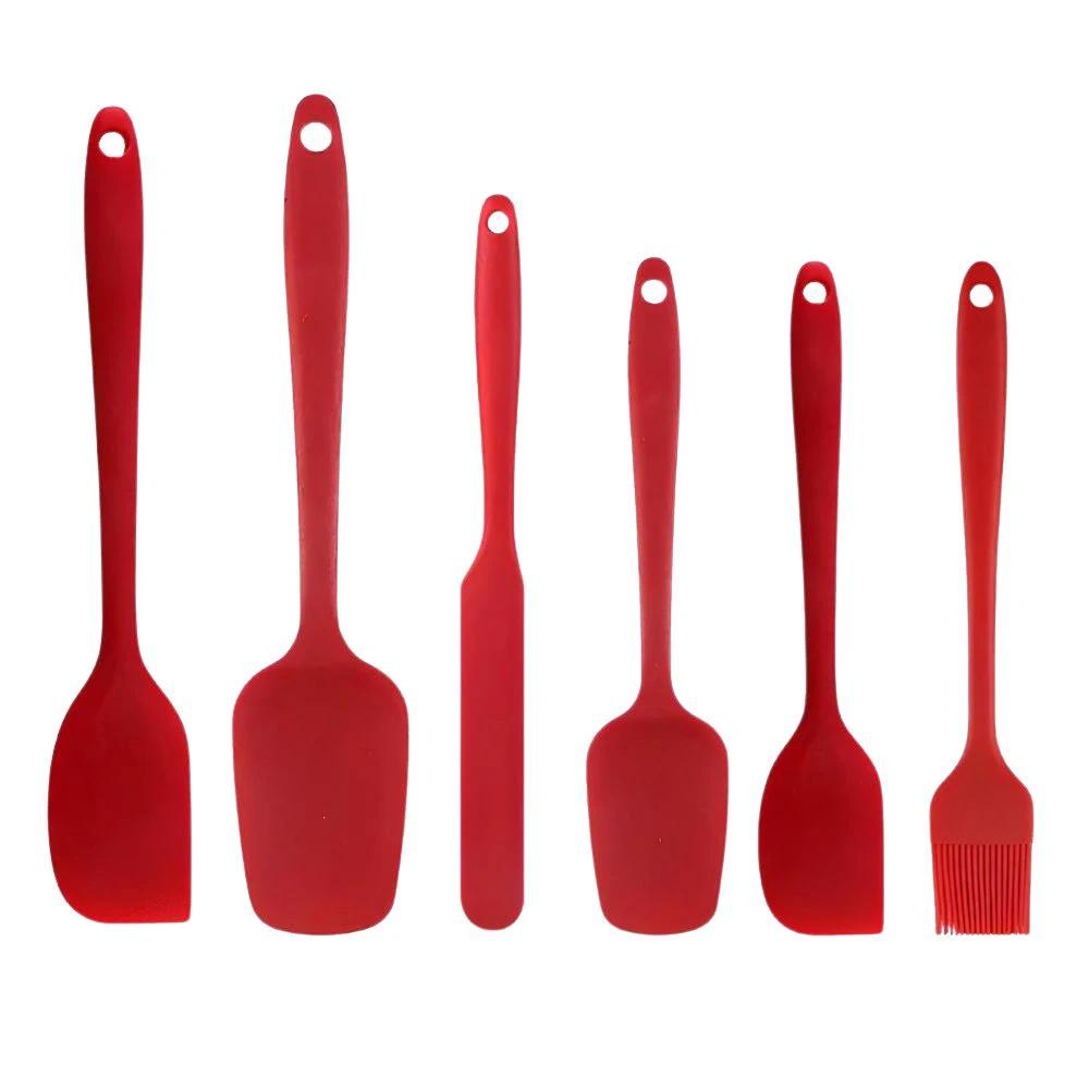 Flexible Silicone Spatula Set | 6 Pcs Set by Casa & Beyond
