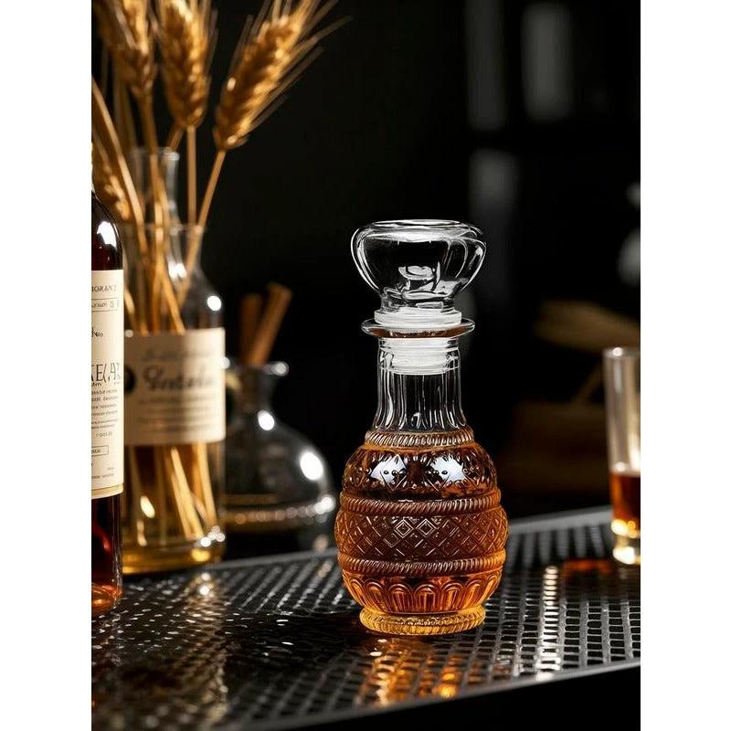 Mini Vintage Glass Decanter by BowLift
