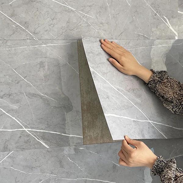 Plastic Peel and Stick Wall Tile Rectangular Waterproof Peel and Stick Wall Tile by BowLift