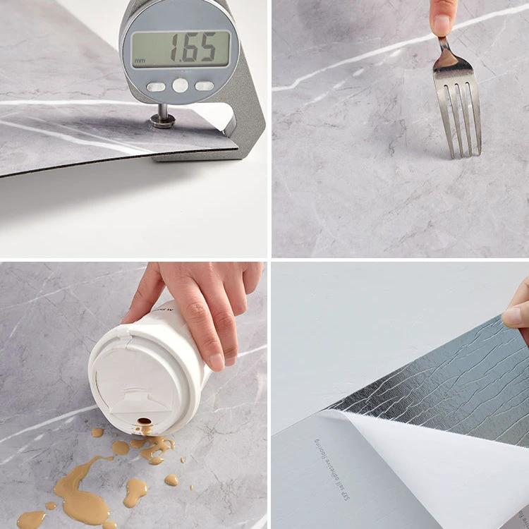 Plastic Peel and Stick Wall Tile Rectangular Waterproof Peel and Stick Wall Tile by BowLift