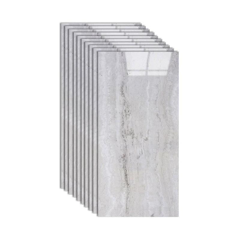 Plastic Peel and Stick Wall Tile Rectangular Waterproof Peel and Stick Wall Tile by BowLift