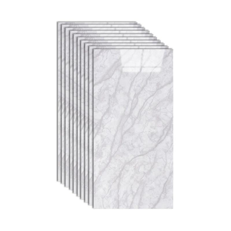 Plastic Peel and Stick Wall Tile Rectangular Waterproof Peel and Stick Wall Tile by BowLift