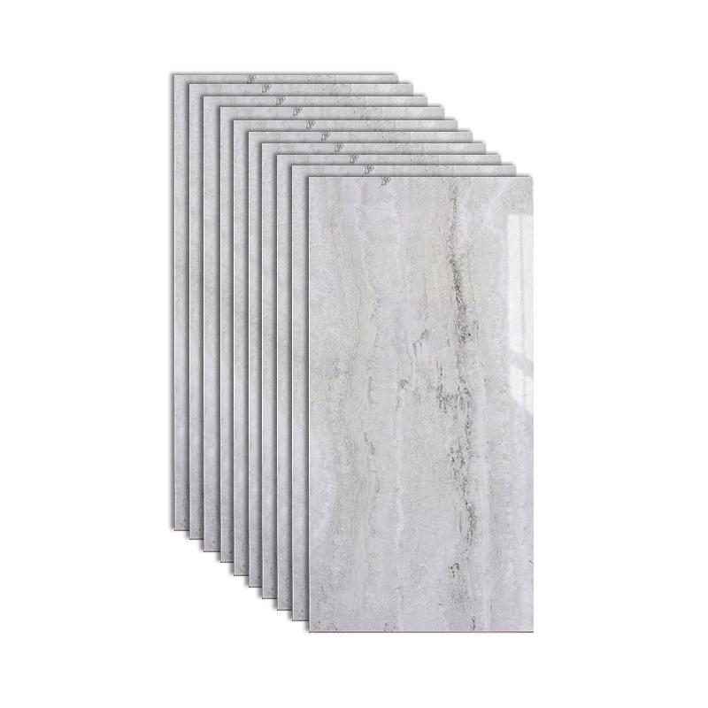 Plastic Peel and Stick Wall Tile Rectangular Waterproof Peel and Stick Wall Tile by BowLift