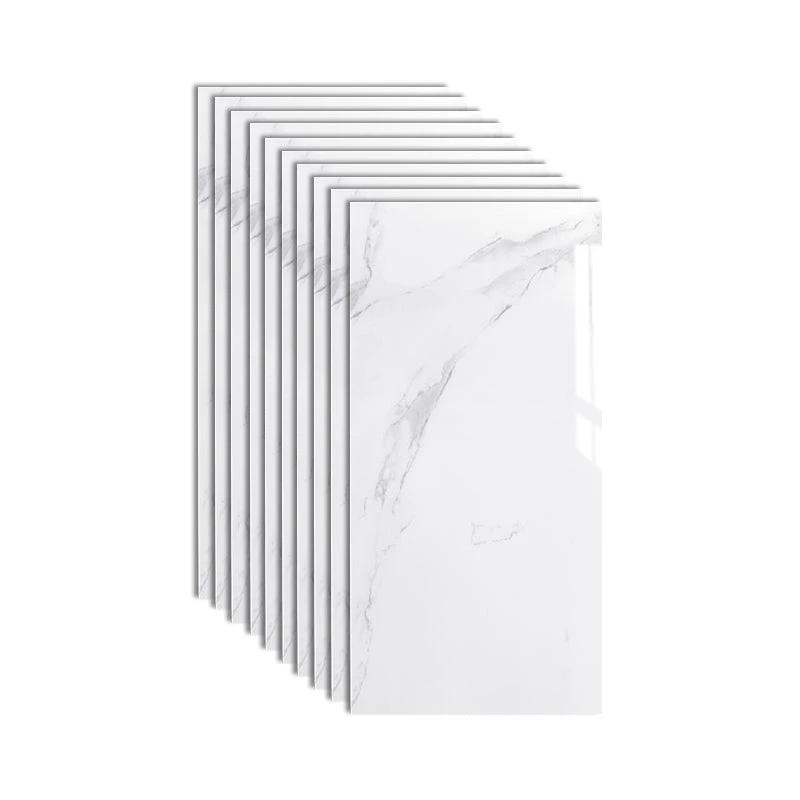 Plastic Peel and Stick Wall Tile Rectangular Waterproof Peel and Stick Wall Tile by BowLift