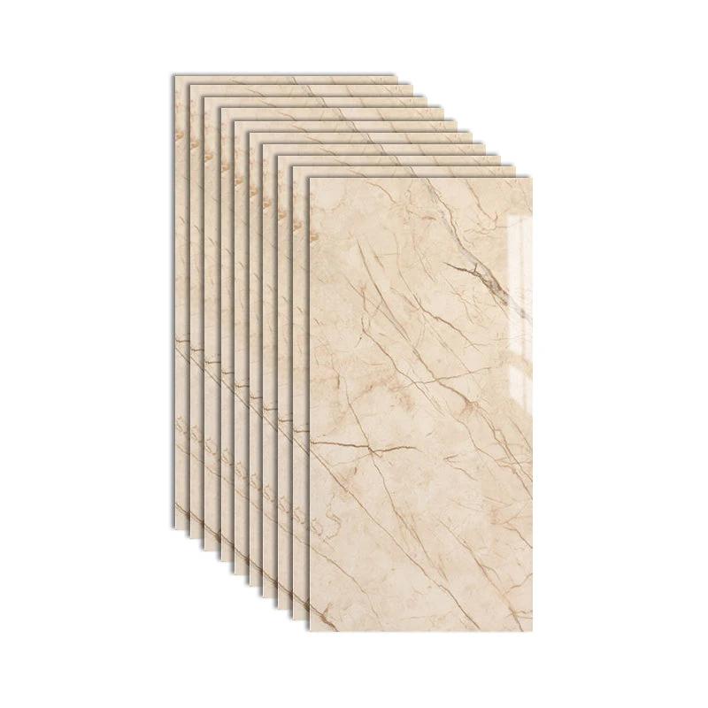 Plastic Peel and Stick Wall Tile Rectangular Waterproof Peel and Stick Wall Tile by BowLift