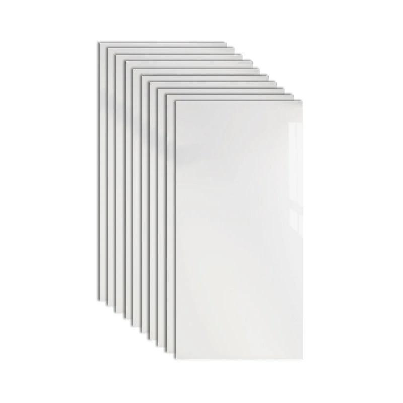 Plastic Peel and Stick Wall Tile Rectangular Waterproof Peel and Stick Wall Tile by BowLift