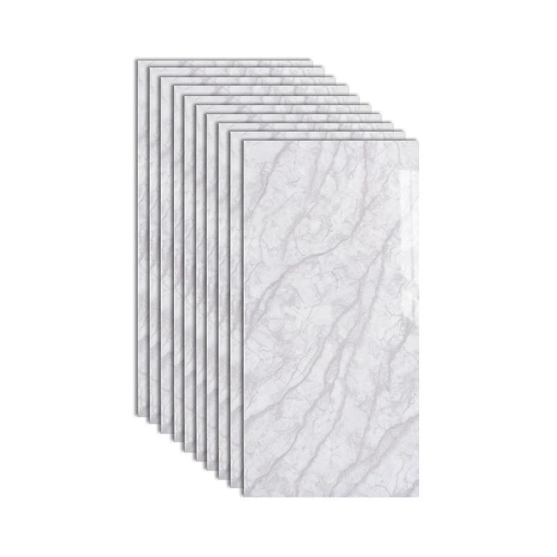 Plastic Peel and Stick Wall Tile Rectangular Waterproof Peel and Stick Wall Tile by BowLift