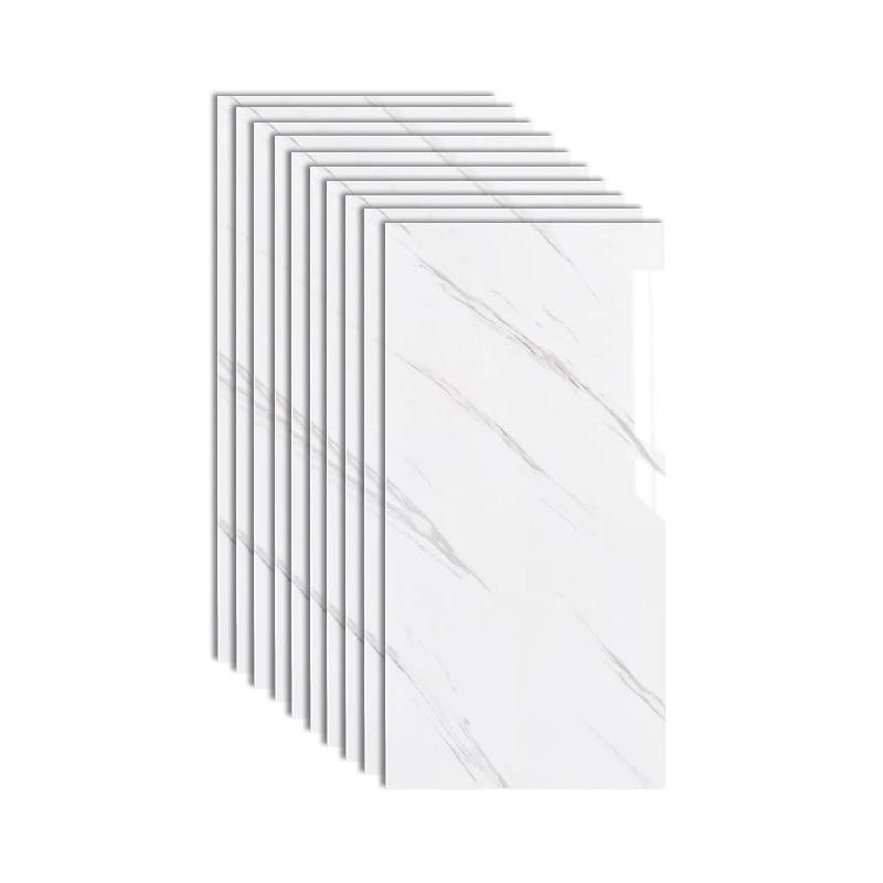 Plastic Peel and Stick Wall Tile Rectangular Waterproof Peel and Stick Wall Tile by BowLift