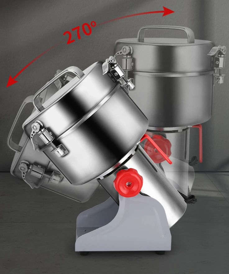 Versatile Commercial-Grade Electric Grain Mill Grinder for Spices, Herbs, and Cereals by BowLift