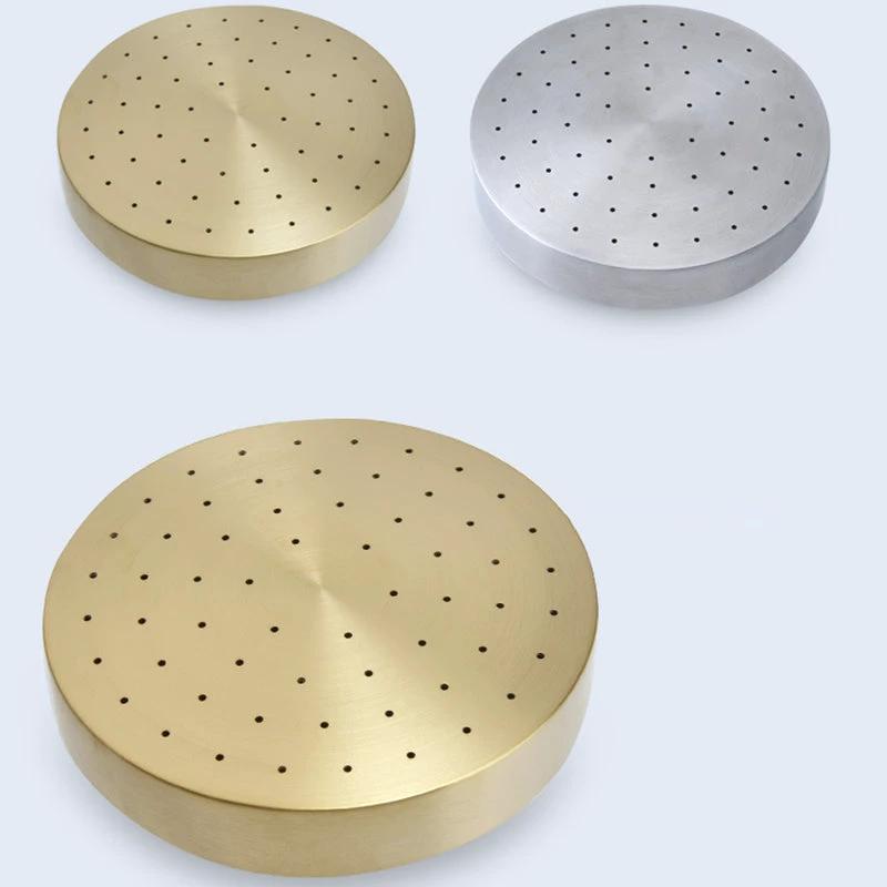 Stainless Steel Shower Combination Round Fixed Shower Head with Shower Arm by BowLift