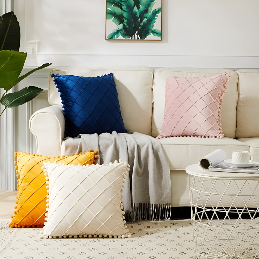 Quilted Luxe Cushion Cover by Casa & Beyond
