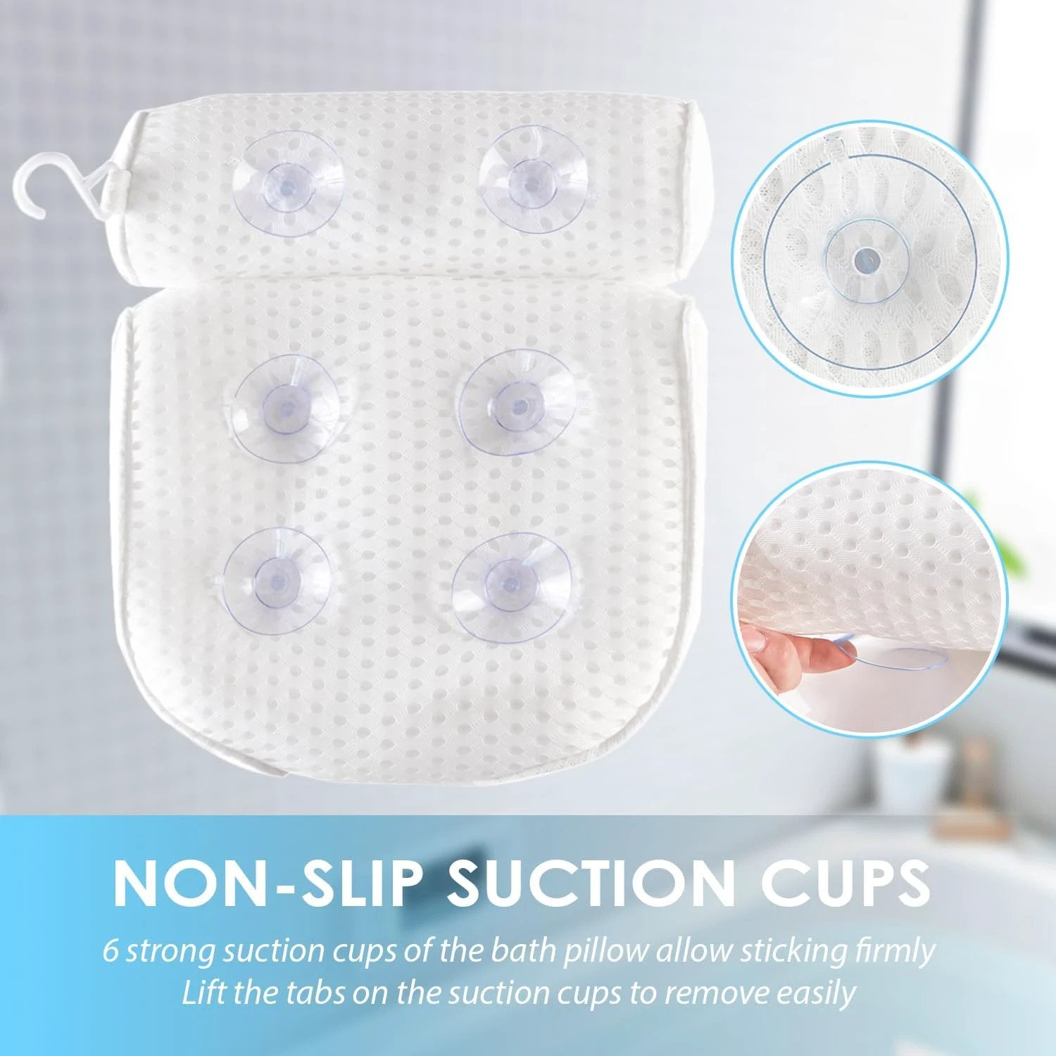 Bathtub Pillow - Enjoy Relaxed Bath Sessions Bowlift by Bowlift