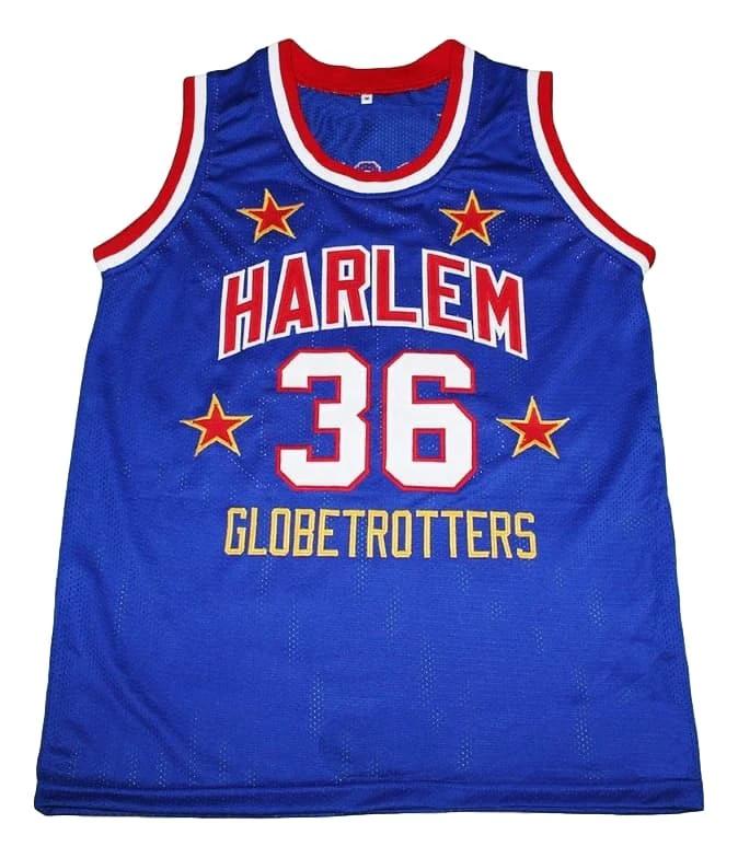 Meadowlark Jersey #36 Harlem Globetrotters Basketball Blue by My store basketball