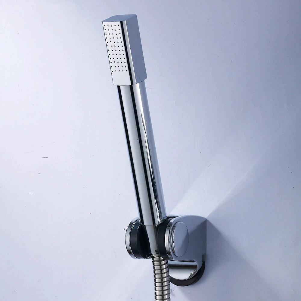 Simple Handheld Shower Head Square 304 Stainless Steel Shower Head by BowLift