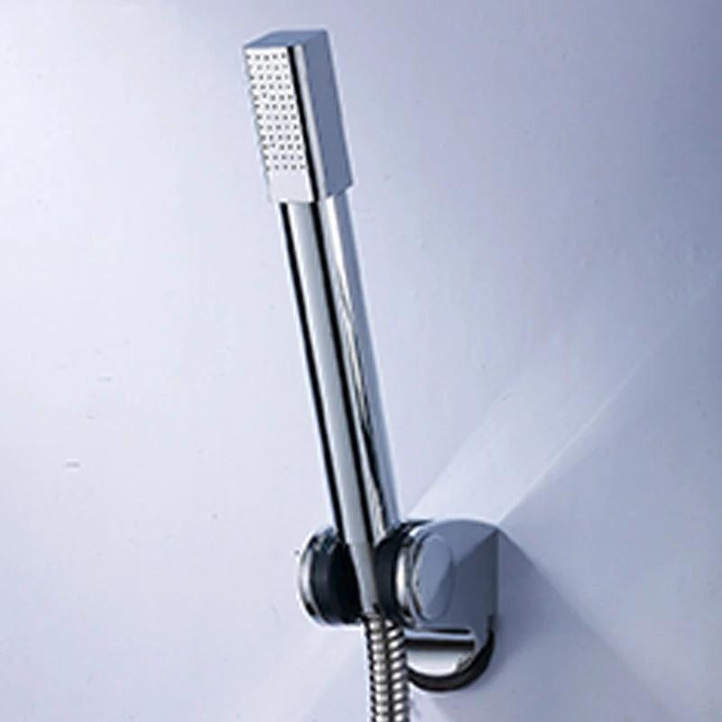 Simple Handheld Shower Head Square 304 Stainless Steel Shower Head by BowLift