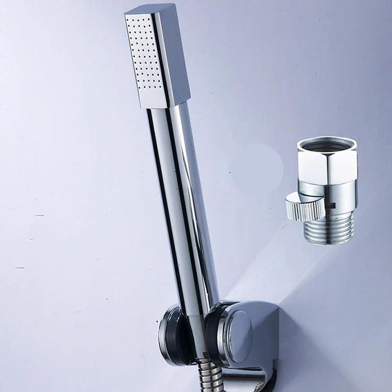 Simple Handheld Shower Head Square 304 Stainless Steel Shower Head by BowLift