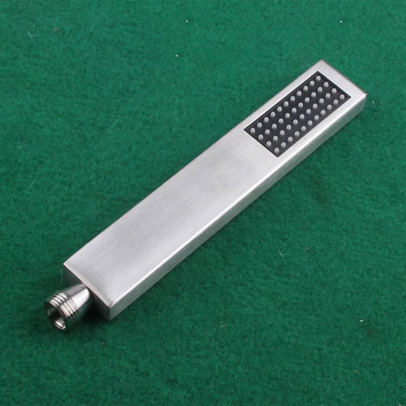 Simple Rectangle Shower Head 304 Stainless Steel Hand Shower by BowLift