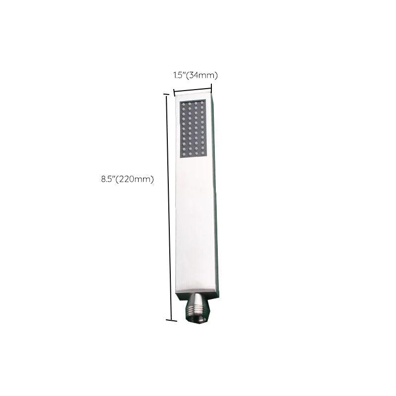 Simple Rectangle Shower Head 304 Stainless Steel Hand Shower by BowLift