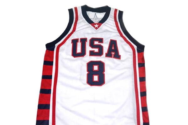 Carmelo Anthony Jersey #8 Team USA Basketball White by My store basketball